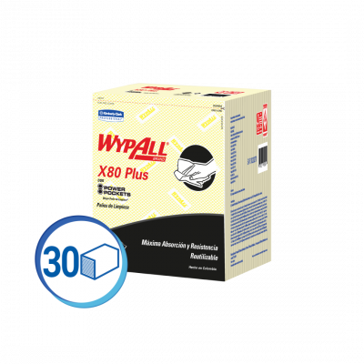 WypAll X80 Plus Amarillo
