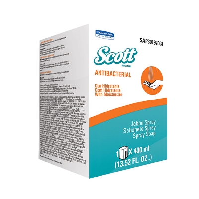 Jabon Scott® Spray Antibacterial 6u x 400 ml
