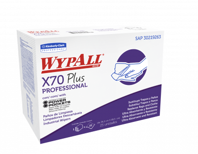 WypAll X70 Plus Professional 12x25