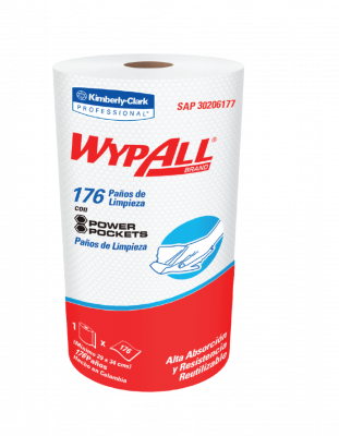 Wypall* X60  -4 rollos x 176 paños