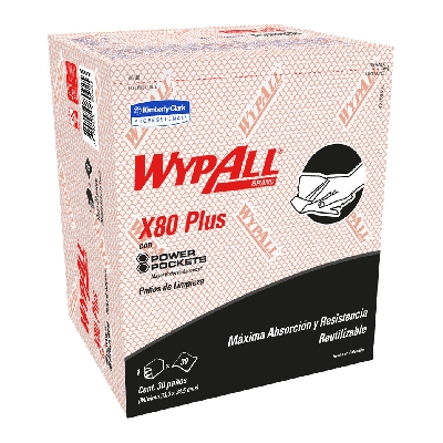 WypAll X80 Plus Rojo
