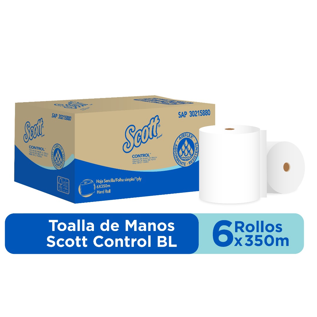 Toalla Scott® Control en rollo 6 - 350m.