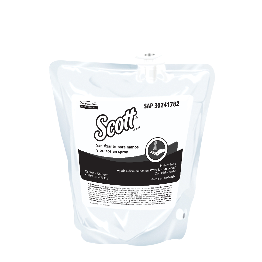 Sanitizante Scott® en Spray 1 x 400ml (2000 aplicaciones x unidad)