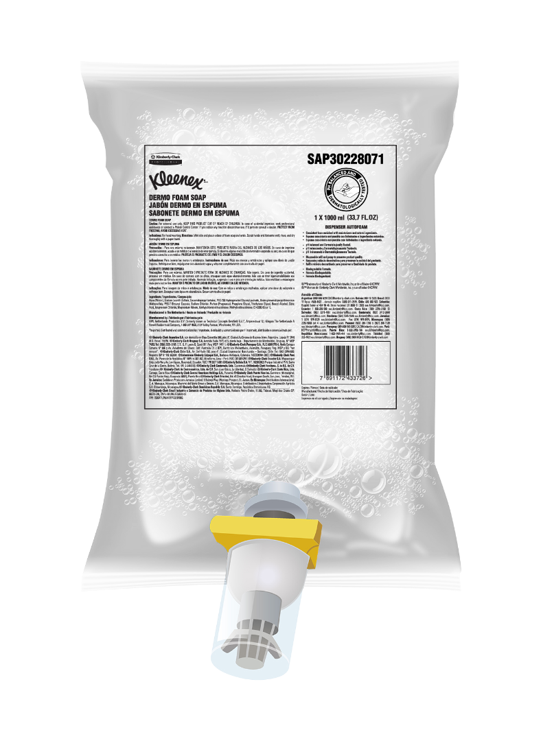 Jabón en Espuma Automático 4x1000 ml Kleenex®