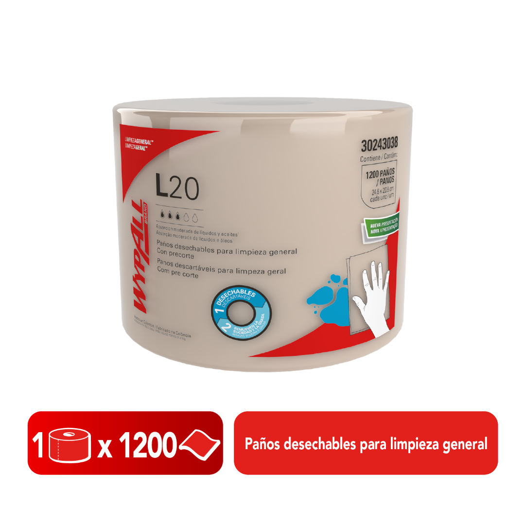 WypAll* L20 Bobina Industrial